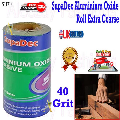 Aluminium Oxide Roll Extra Coarse Traditional Sandpaper 40 Grit 3m