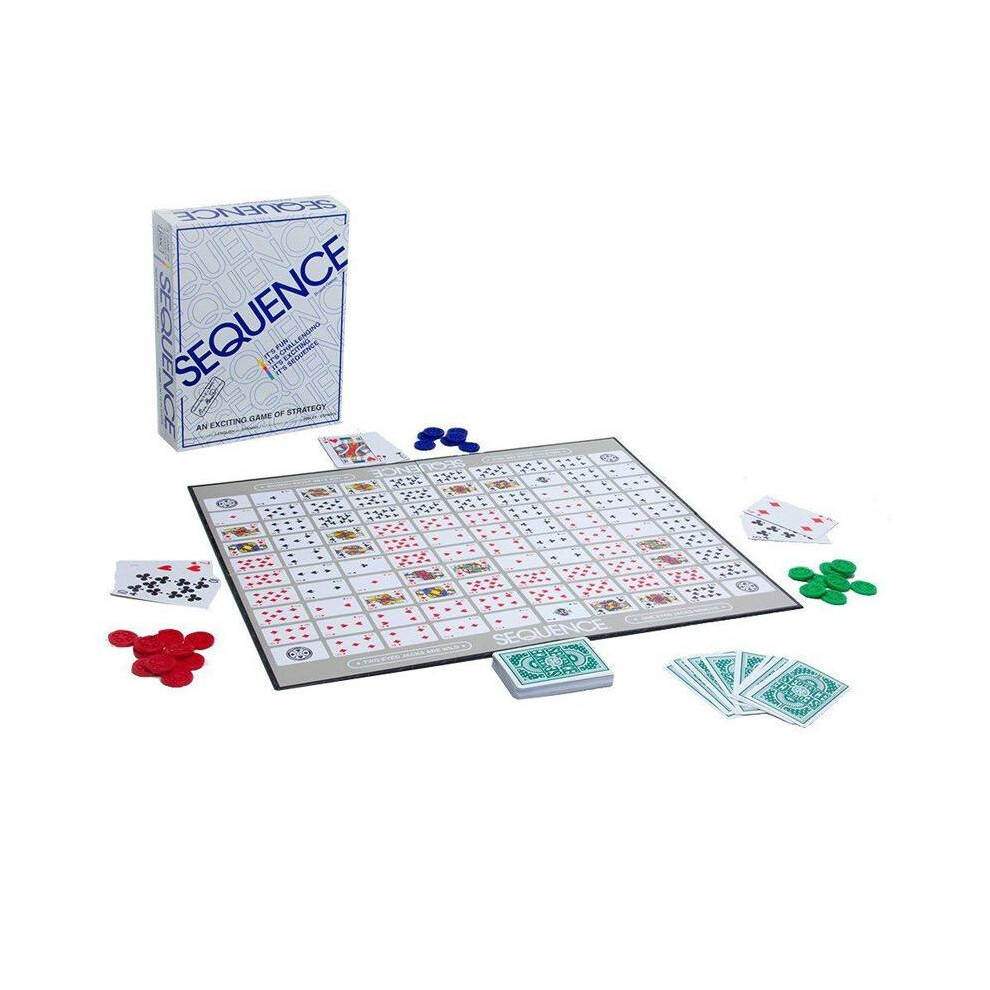 Xurikcoo (Style B) Sequence Fun Family Strategy Board Card Games For Gatherings Group Activity