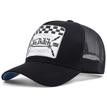 (Style 4) Dutch Von Breathable Baseball Cap Embroidered Mesh Hat Unisex Street Fashion