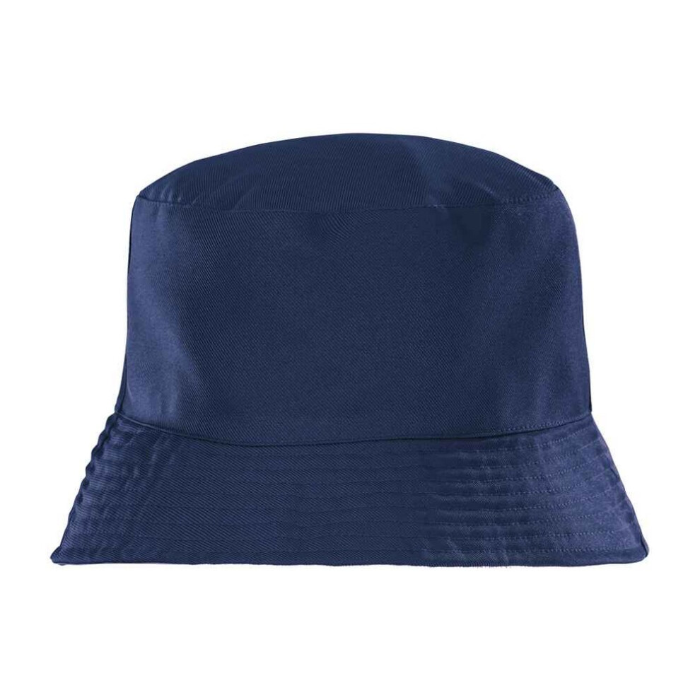 (S-M, Navy/White) Result Genuine Recycled Mens Core Reversible Bucket Hat