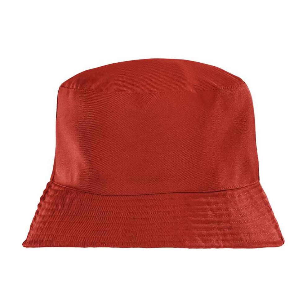 (S-M, Red/White) Result Genuine Recycled Mens Core Reversible Bucket Hat