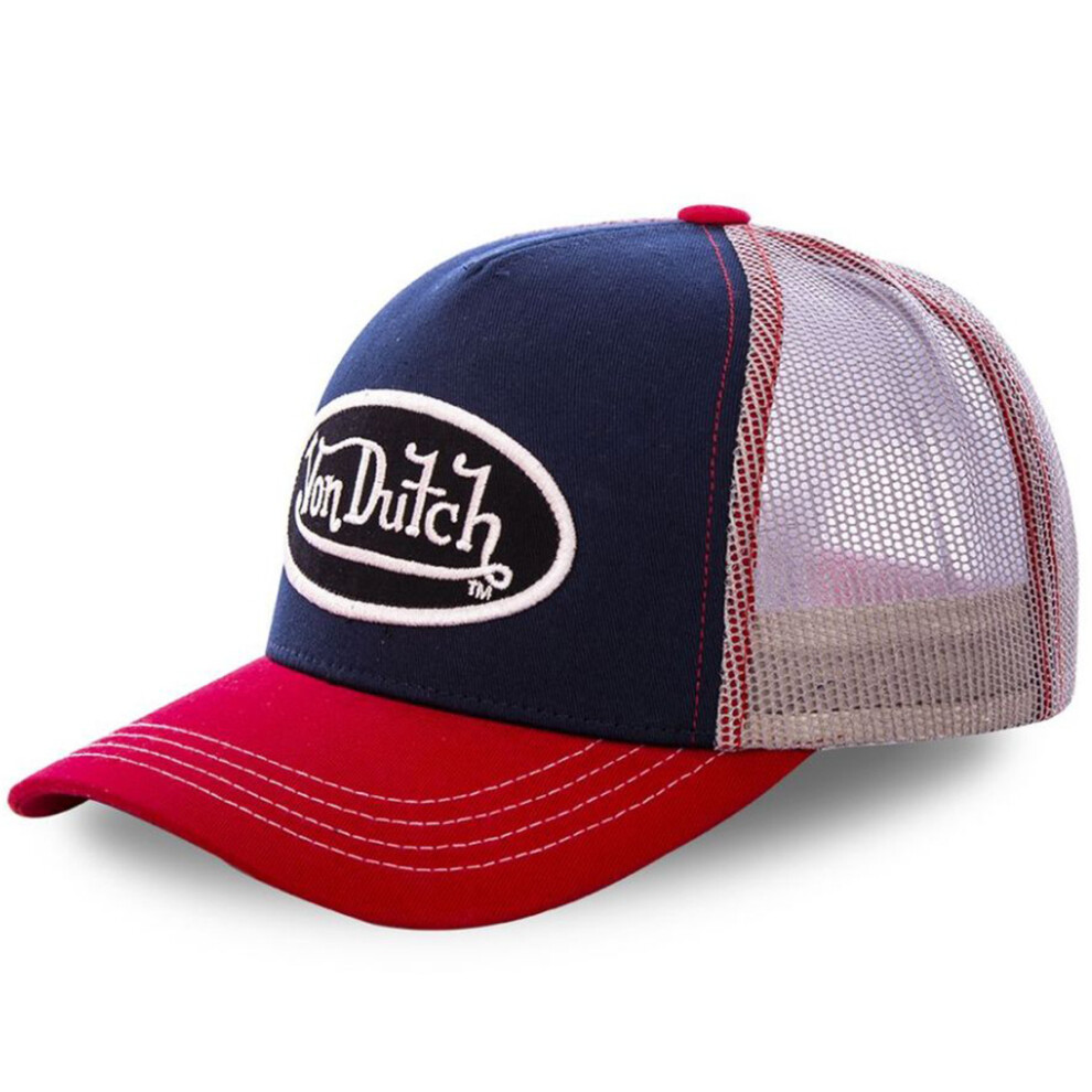 (Style 2) Von Dutch Breathable Baseball Cap Embroidered Mesh Hat Unisex Street Fashion