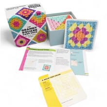 50 Mix & Matchs Designs The Granny Square Card,Knitting Kit For Adults