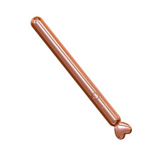 (rose gold) Massage Stick Vibrates to Relax the Mood Soothe the Body Relieve Fatigue