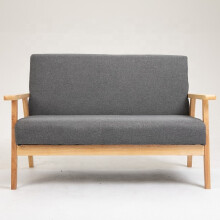 2 Seater Sofa Compact Loveseat Couch Lounge for Home Office
