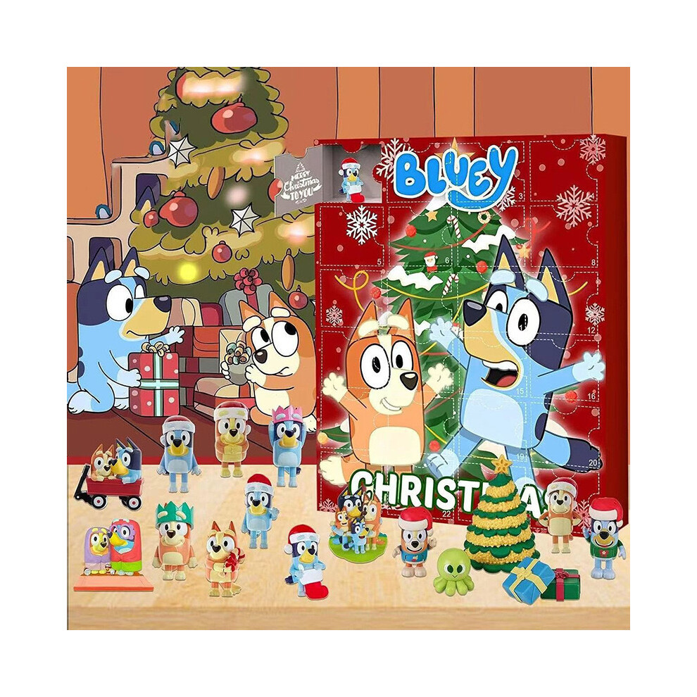 (C) Bluey Advent Calendar Countdown 24 Day Blind Boxes