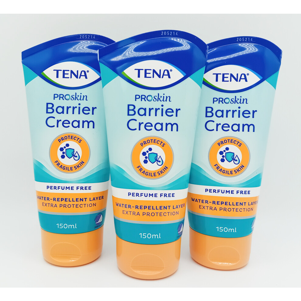 TENA Barrier Cream 150ml x 3 tube - Ref 4657