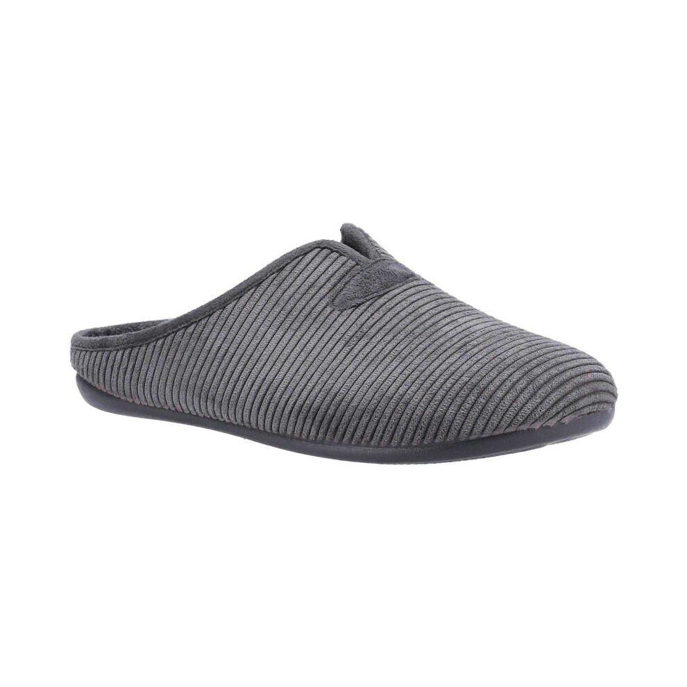 (12 UK, Grey) Cotswold Mens Blackbird Slippers