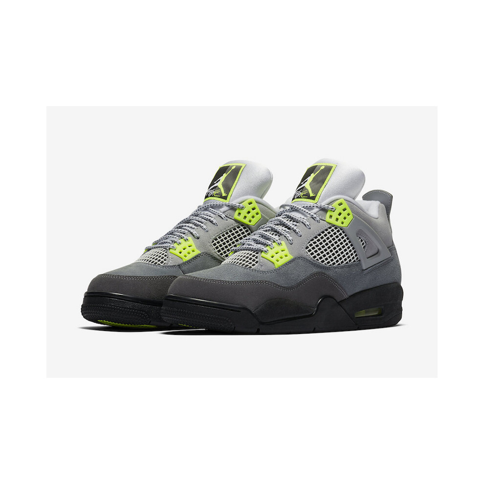 (EUR SIZE 37.5) Air Jordan 4 shoes SE Neon green CT5342-007 36-47