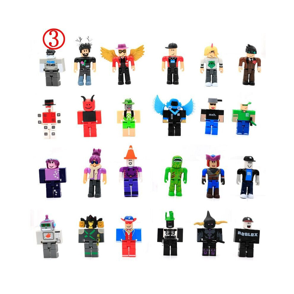 (Version 3(24pcs)) 24pcs/set Roblox Games Action Figure Toy Collection Doll Kids Gift