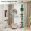 ELECWISH (Green) Floor to Ceiling Cat Tree Kitty Scratching Post UK 3