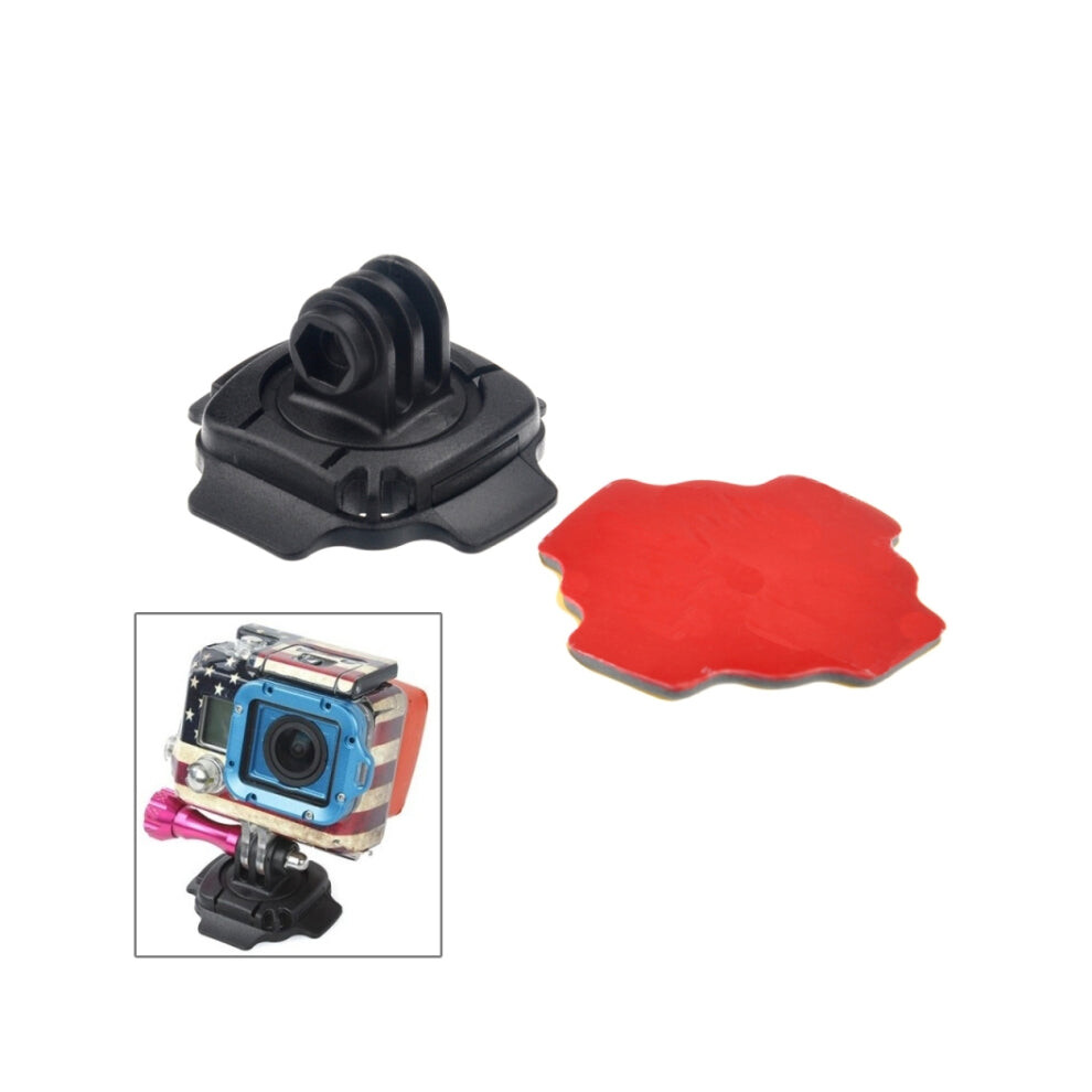 360 Adjustable Helmet Mount For Gopro, Insta360, Dji & Action Cameras (St-115) 664689476244