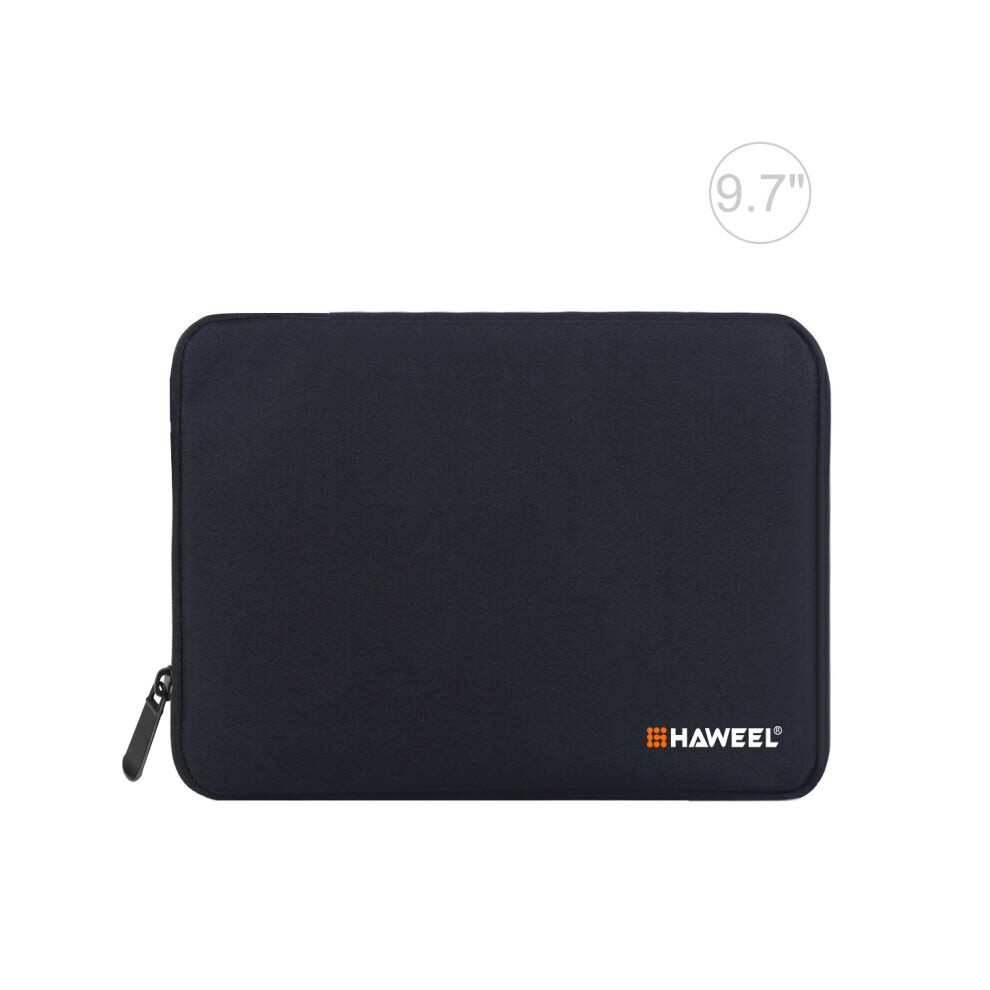 Haweel 9.7" Sleeve Case For Tablets, Zipper Briefcase, Fits Ipad/Galaxy/Lenovo & More (Black) Black 8431571043738