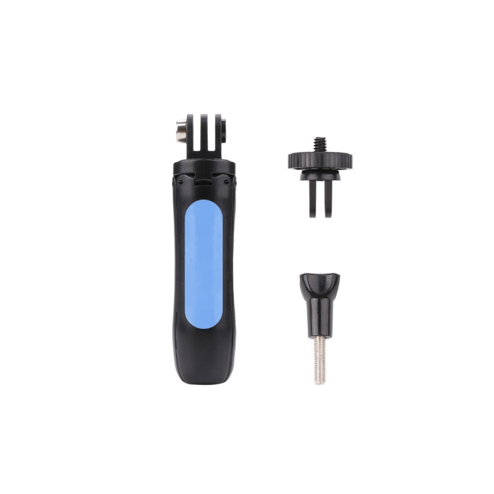 Foldable Tripod Selfie Stick For Gopro, Insta360, Dji & Action Cameras, 12-23Cm (Blue) Blue 5713167103624