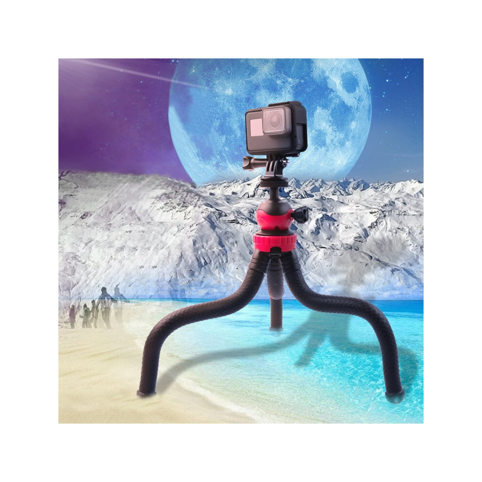 Mini Octopus Tripod With Phone Clamp For Iphone, Galaxy, Gopro, Xiaoyi & Action Cameras 8431777758191