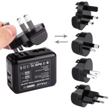 PULUZ 2-Port USB Wall Charger with UK/EU/US/AU Plugs for GoPro HERO4/3+/3/2/1