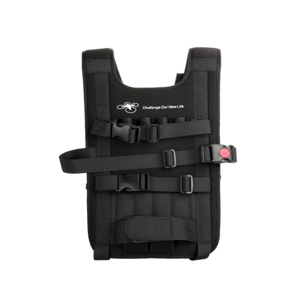 Shoulder Backpack for DJI Phantom 1/2/3/4 & Vision+ with Neck Strap, Holds Quadcopter, Remote, Battery, and Propellers (Black)-image-OPC-PFBXQZ9-NEW