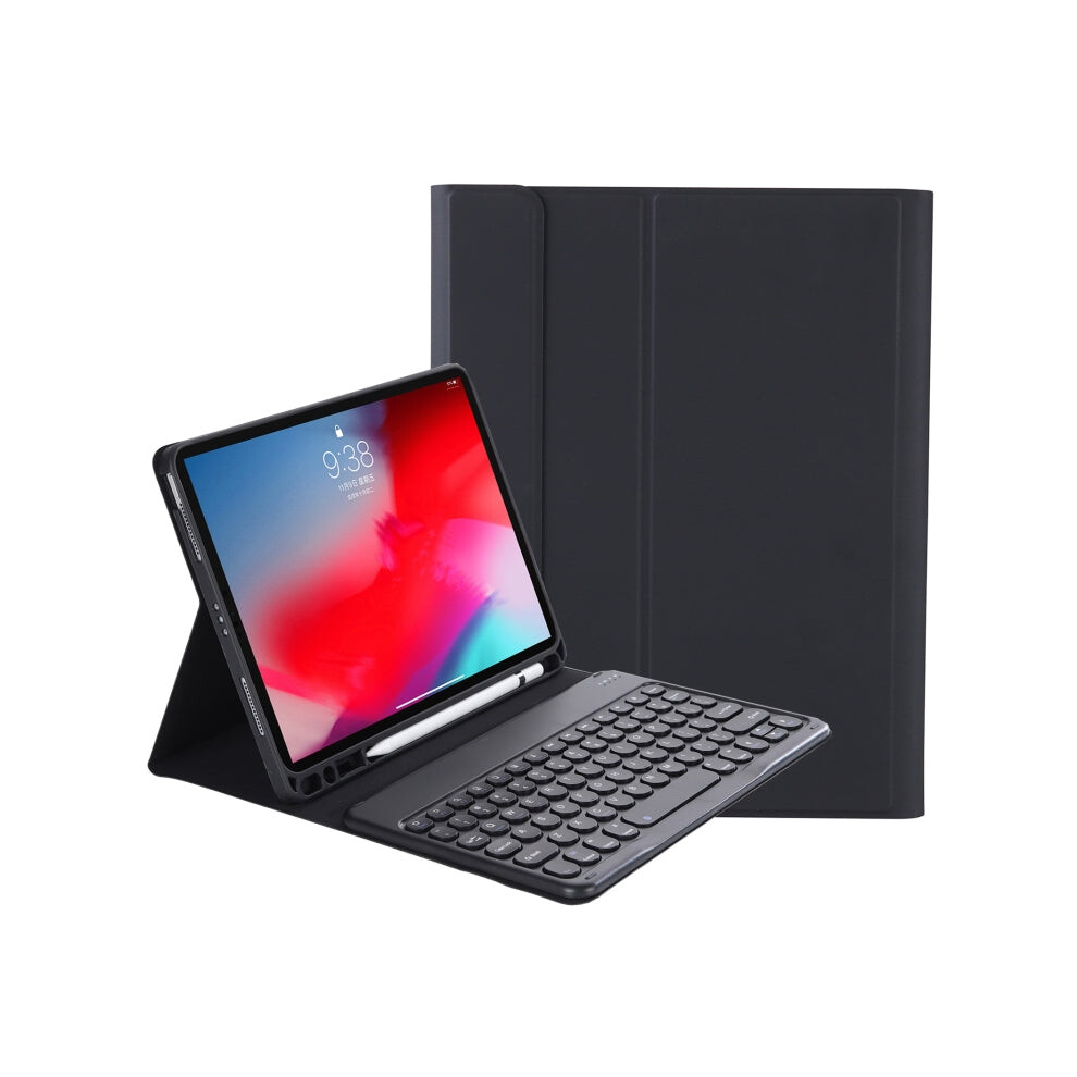 YT102B Detachable Bluetooth Keyboard Case with Candy Color Keycaps for iPad 10.2 (2020/2019), Air (2019), Pro 10.5 inch (Black)