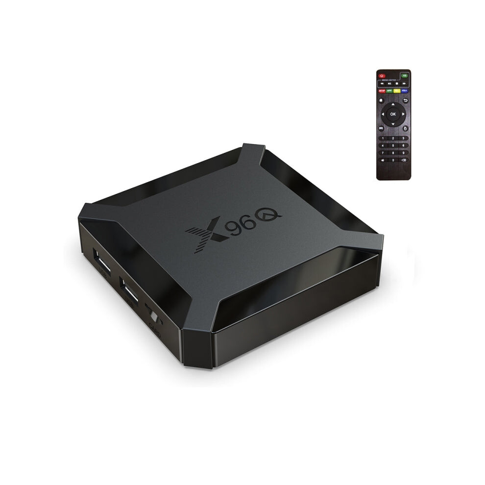X96q Hd 4K Smart Tv Box: Android 10.0, Allwinner H313 Quad-Core, 1Gb Ram, 8Gb Storage, Hdmi, Rj45, Av, Usb X2 8431777745979