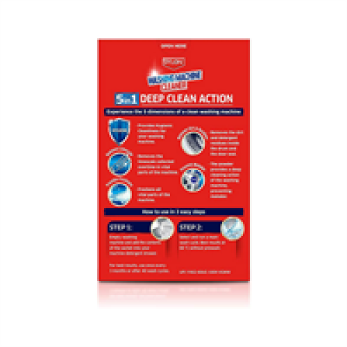 Dylon Dylon Colour Catcher Washing Machine Cleaner 5-In-1 Application Pack 1