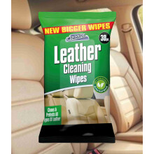 Leather Cleaning Wipes Car Leather Wet Wipes Cleans and Protects 30pk