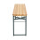 Outdoor Folding Dining Beer Table,Ideal for Drinks, Snacks and More 3