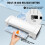 A4 A5 A6 Laminator Machine Max 230mm Width Hot & Cold Laminating Machine For Office Home School Use 4