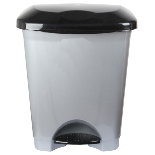 Large Pedal Bin with Inner Bucket.(50L) Kitchen Foot Operate Waste Bin 1