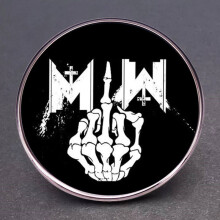 Motionless In White Pin Distinctive Metal Music Badge Elegant Brooch For Collectors And Fans