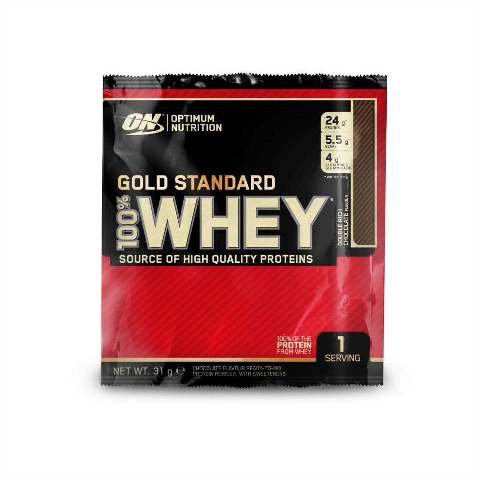Optimum Nutrition Standard 100% Whey 24X31g Double Rich Chocolate Gold
