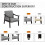 (Dark Grey) Solid PU Leather Mid-Century Modern Accent Chair 8