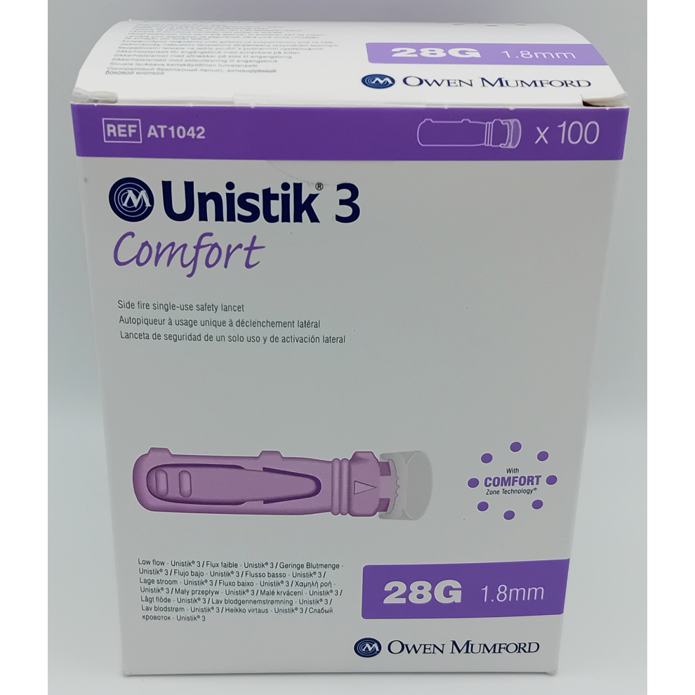 Unistik 3 Comfort Box of 100 - REF: AT1042