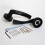 (Matt Black) ONYX Twirl Push Button Privacy Lever Door Handle 7