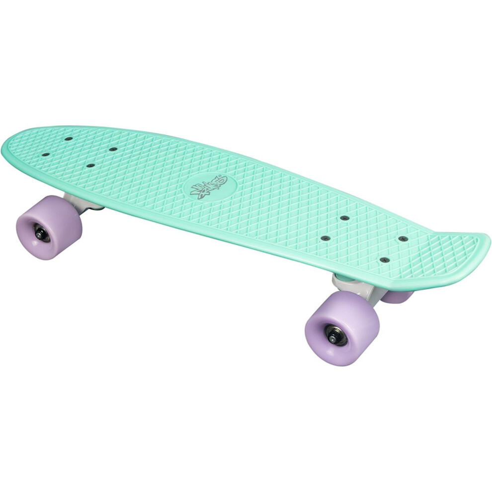 No Rules Fun Skateboard, Mint, One Size