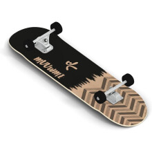 Muuwmi Pro Skateboard, ABEC 7 ball bearings, Unisex, Forest Design, for the road and halfpipe, for kids and adults, up to 100kg