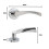 (Polished Chrome, Privacy Quick Latch) VIBE Twirl Privacy Push Button Latch & Handle Sets 6