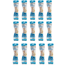 Pack of 15 Meaty Ham Bone Dog Chews - 100% Natural Treats for Long-Lasting Chewing Fun