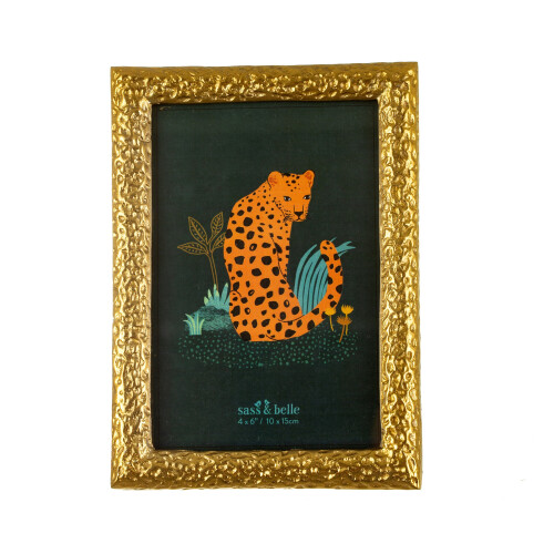 SASS & BELLE HAMMERED BRASS PHOTO FRAME 1