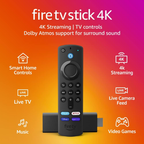 Amazon Amazon Fire TV 4K Ultra HD Firestick Streaming Alexa Voice Remote 1
