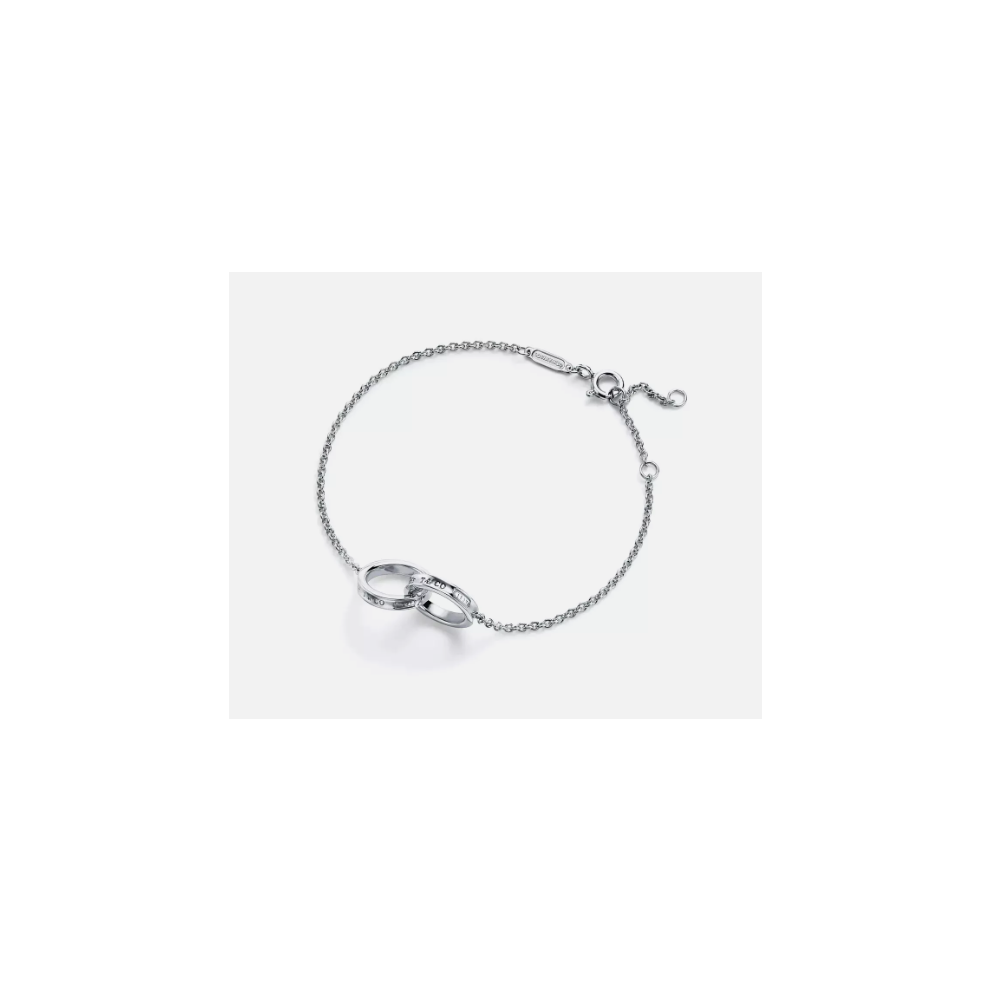 Tiffany 1837 Interlocking Circles Chain Bracelet in Silver