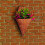 Gardman Gardman 12-inch Rustic Wall Torch Planter, 30cm 2