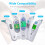 100Pcs Ear Thermometer Probe Covers, Refill Caps Replacement, Lens Filter Protector Compatible with Braun Thermometer Model 3