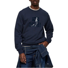 (Navy Blue, S) DIESEL S-GIR Mens Sweatshirts Pullover Sportswear