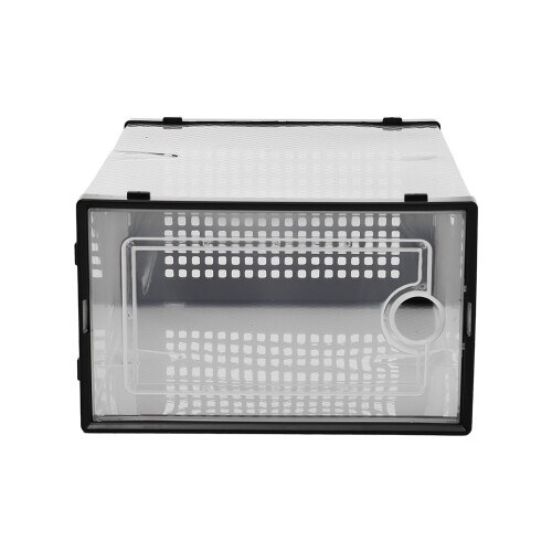 Living And Home 12Pcs Plastic Stackable Shoe Storage Boxes Dustproof Transparent Display Shoe Racks&Cabinets 2