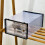 Living And Home 12Pcs Plastic Stackable Shoe Storage Boxes Dustproof Transparent Display Shoe Racks&Cabinets 1