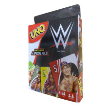(UNO wwe) UNO FLIP Card Games Figure Pattern Family Funny Table Game