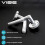 (Privacy Tubular Latch) VIBE IOS Push Button Privacy Latch & Handle Set 5