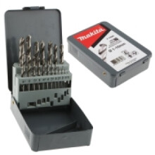 Makita 19 Piece Groundpoint HSS TiN Metal Steel Drill Bit Set 1 - 10mm