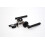 (Privacy Tubular Latch) ONYX Laurel Push Button Privacy Latch & Handle Set 5