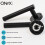 (Privacy Tubular Latch) ONYX Laurel Push Button Privacy Latch & Handle Set 6